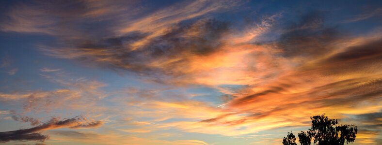 Wallpaper clouds dawn photo