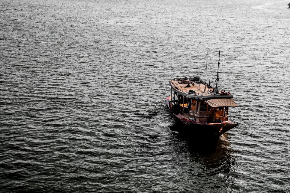 Thailand cruise a fishing boat