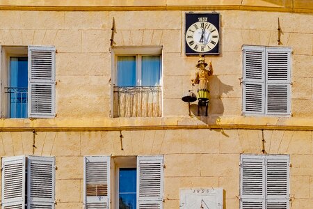 Facade window colorful photo