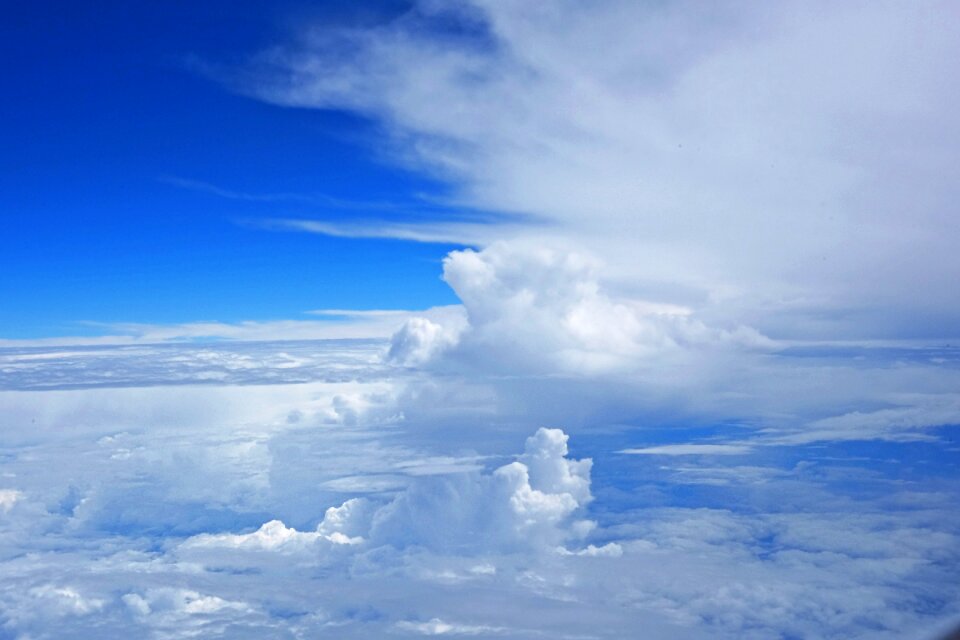 Sky cloud on plane