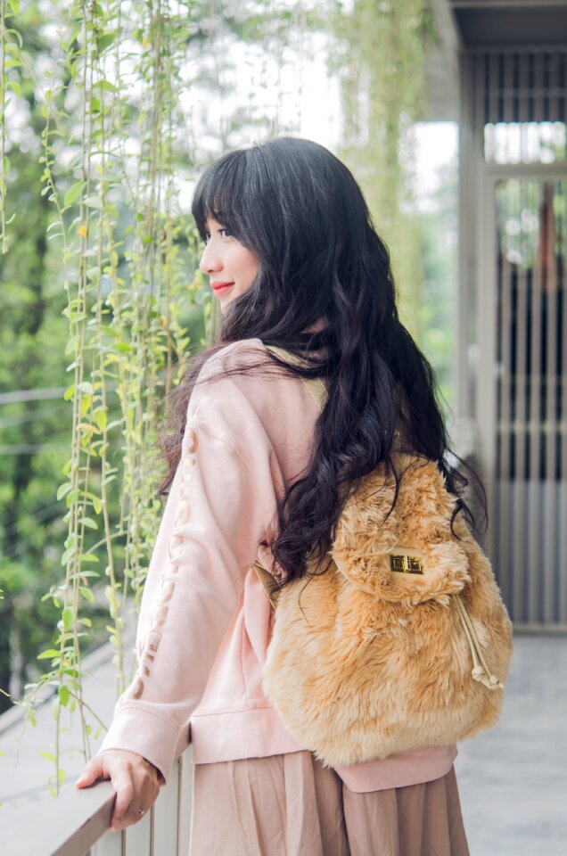 Outdoors girl portrait
