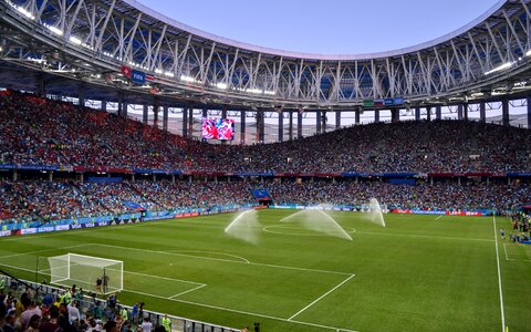 Football russia football nizhniy novgorod field photo