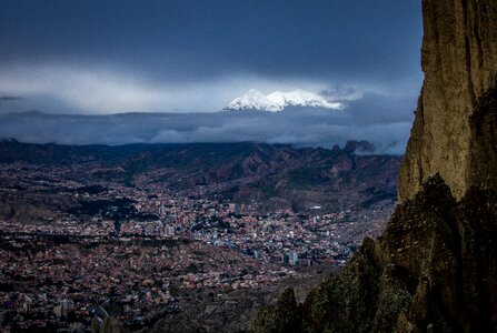 Mountain city bolivia