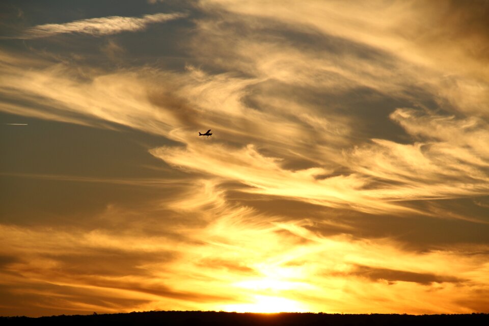 Sky travel flight