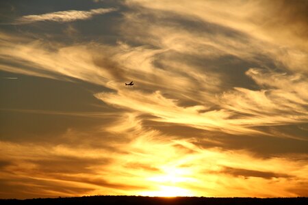 Sky travel flight photo