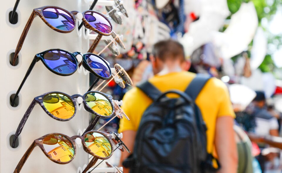 Backpack man fashion