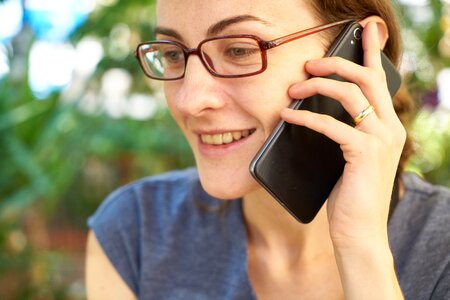 Contact laugh happy