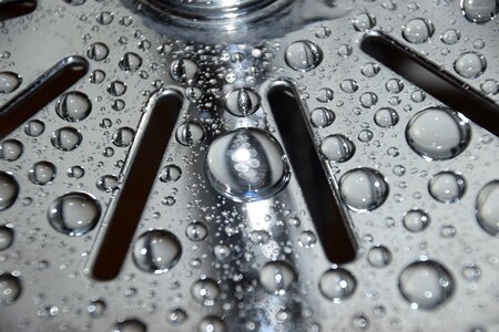 Wet beaded background