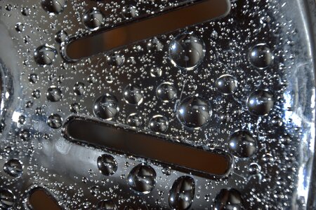 Water wet close up