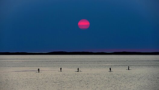 Sup stand-up paddle twilight
