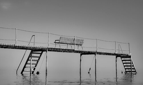 Industry bridge pier photo