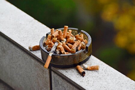 Smoking wood man smoking photo