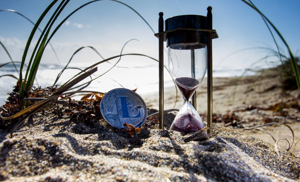 Time concept litecoin