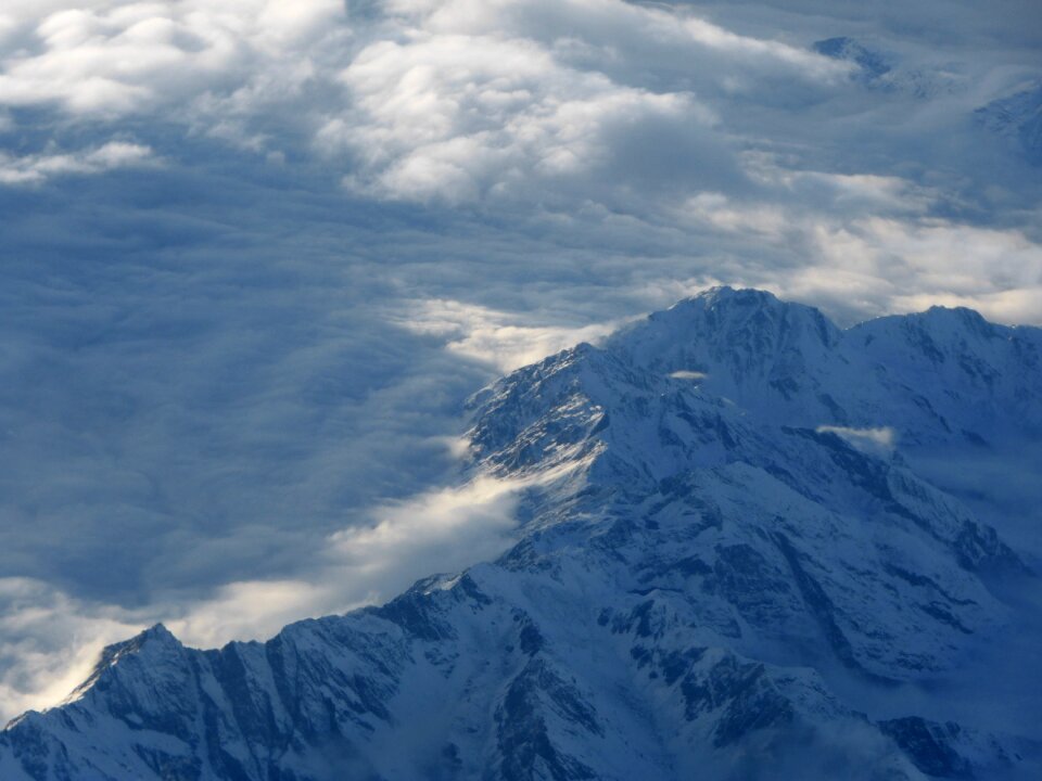 Sky snow winter