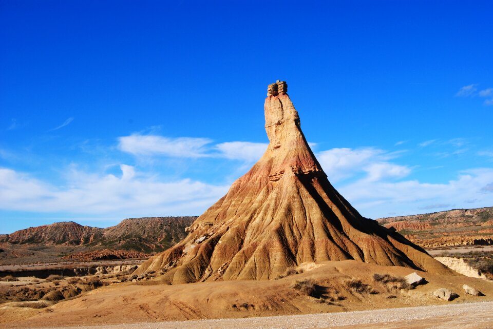 Landscape pamplona dry arid