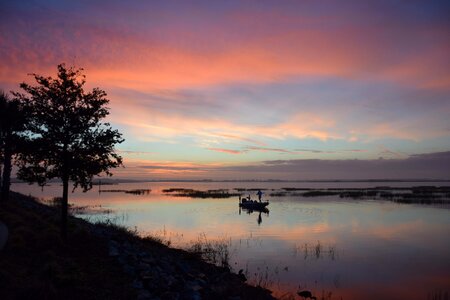 Sunrise lake lake toho photo