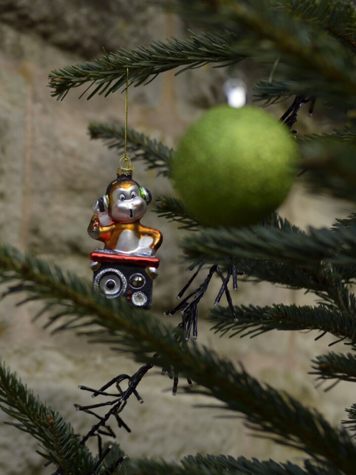 Contemplative christmas time decoration