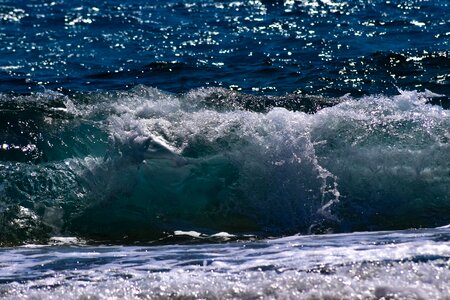 Sea water surf photo