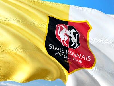 Ligue 1 flag stade rennes photo