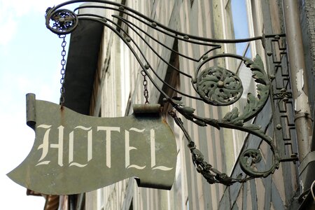 Advertising hotel old