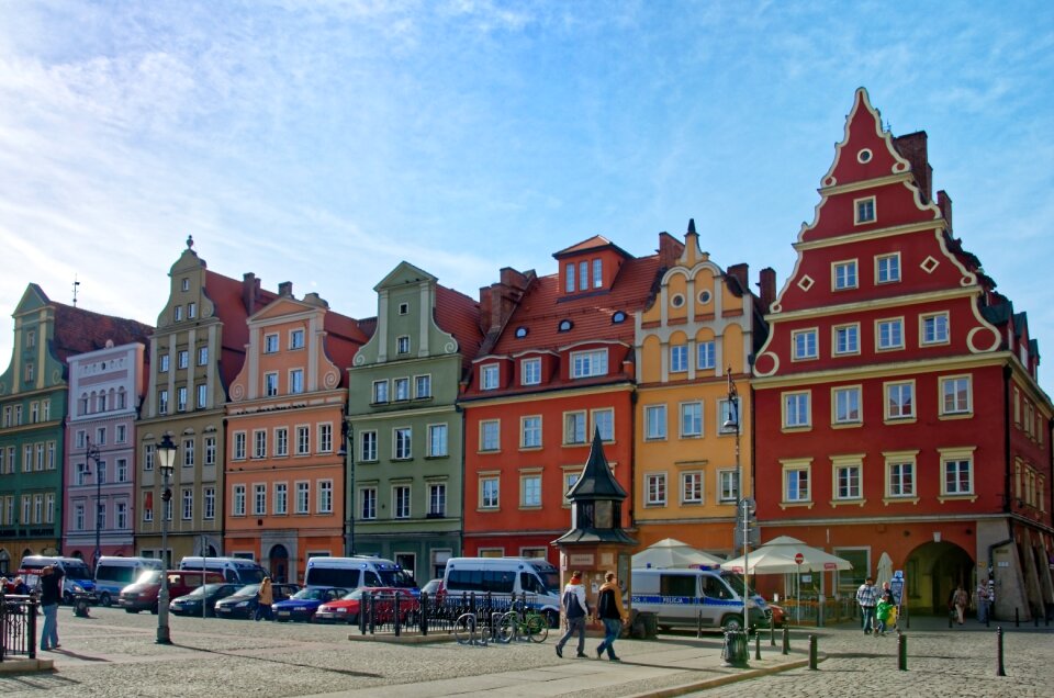Wrocław historic center architecture
