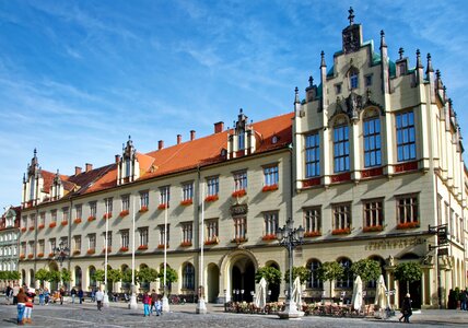 Wrocław historic center architecture