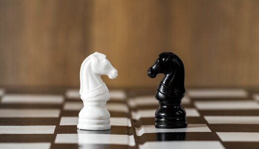 Checkered checkmate chess photo