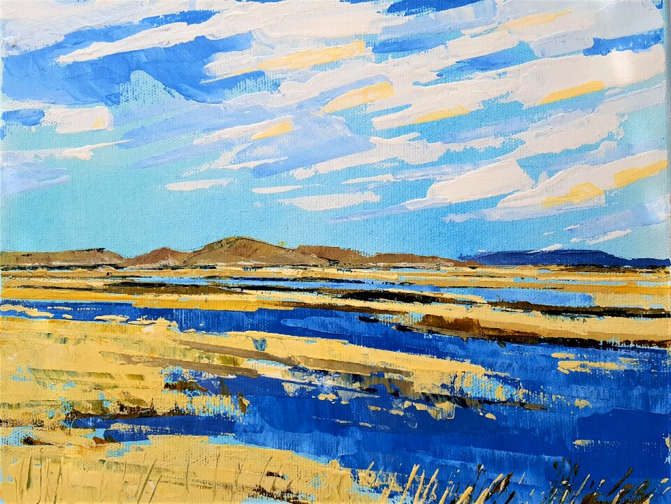 Painting acrylic art