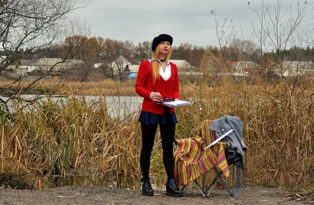 Late autumn draws plein air