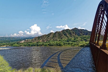 Landscape river travel