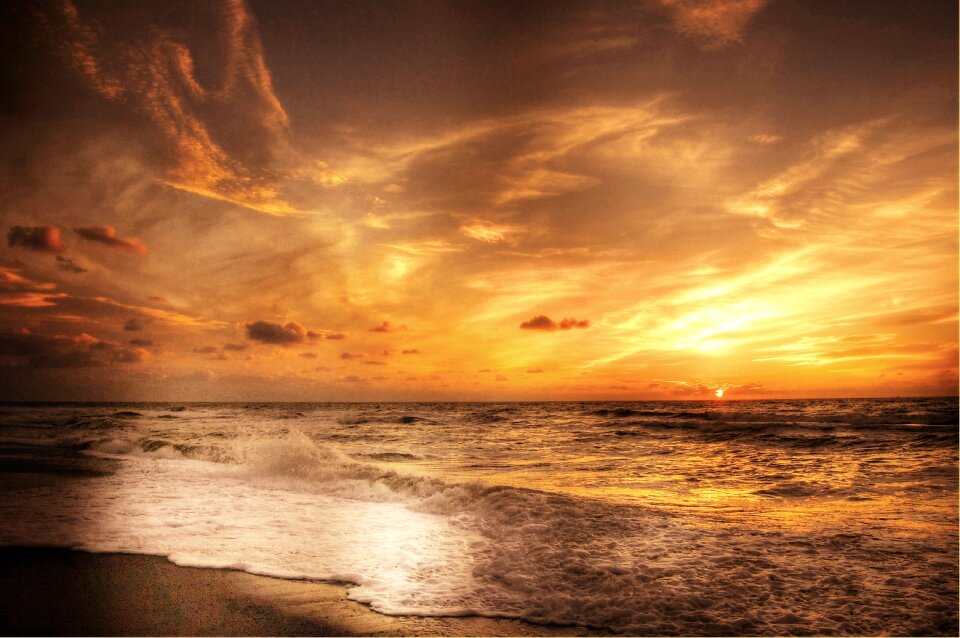 Sky coast sea