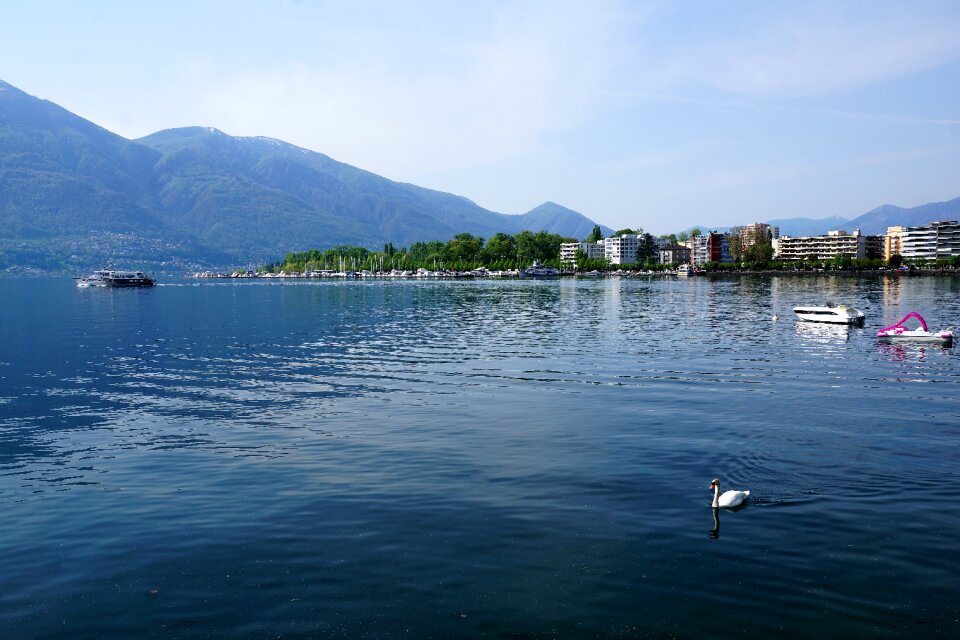 Lake lago maggiore water