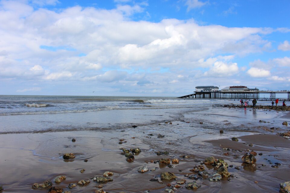 Beach seashore sky