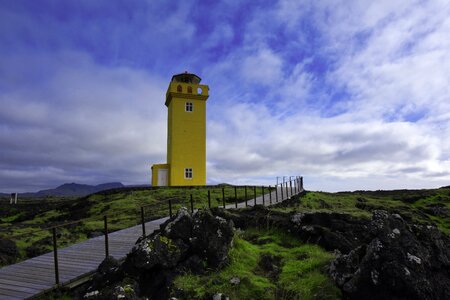 Lighthouse blue sky