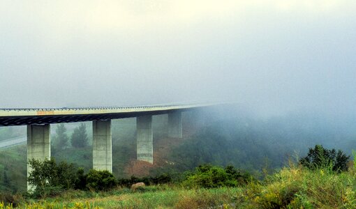 Atmospheric visibility highway photo