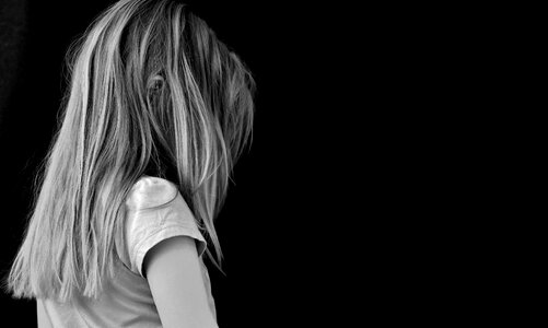 Lonely sadness thoughtful