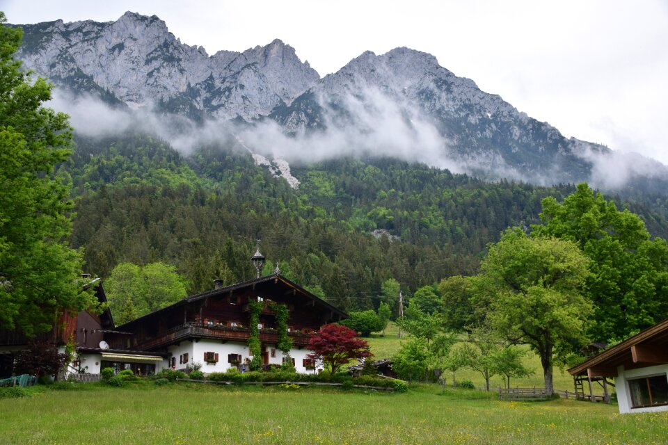 Landscape panorama austria