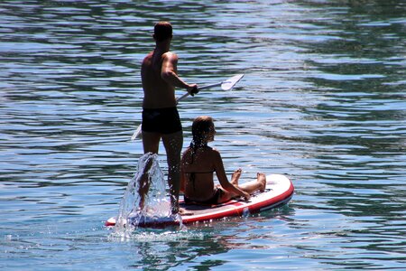 Swimming rowing active photo