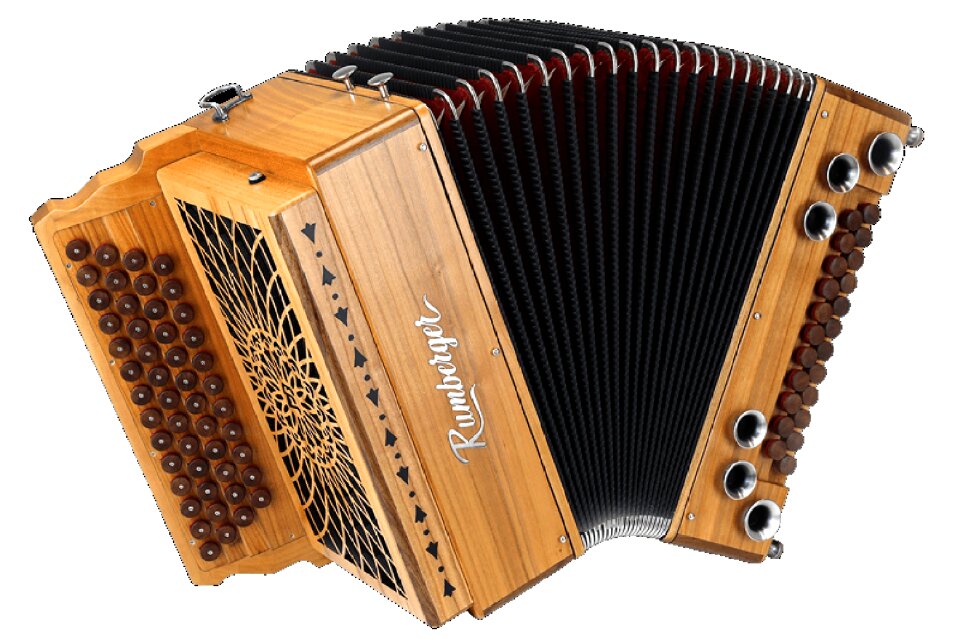 Keyboard instrument harmonica styrian harmonica