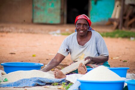 Africa mother agriculture