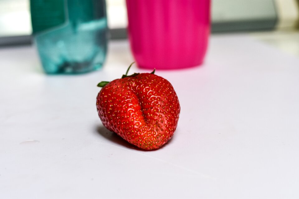 Strawberry fruit red