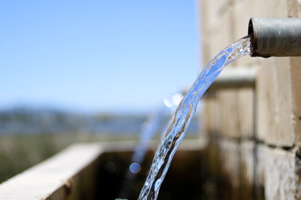 Landscape fountain nature