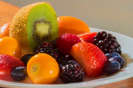 Healthy strawberry refreshment
