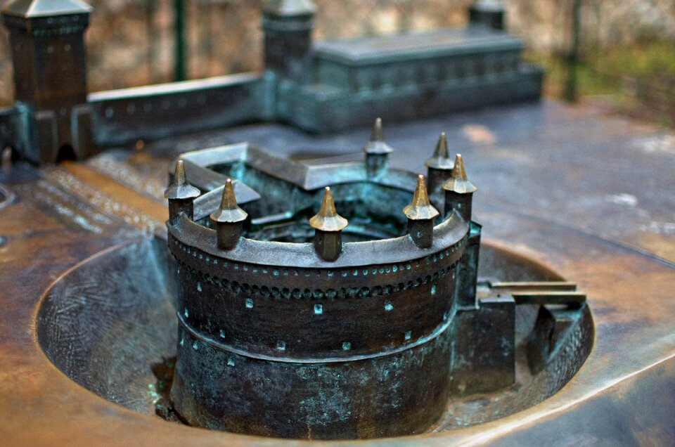Model kraków the walls