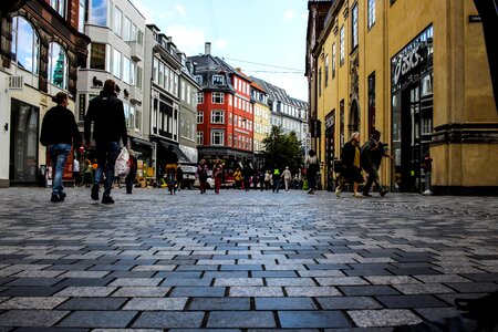 Passage historic center human photo