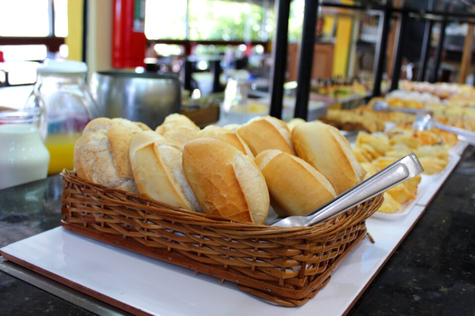 Breakfast self service basket