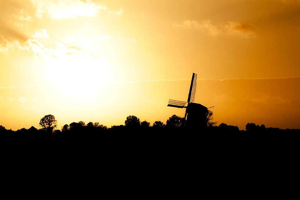 Etersheim the break sunset
