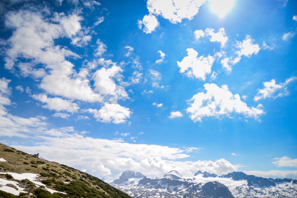 Nature mountain peak photo