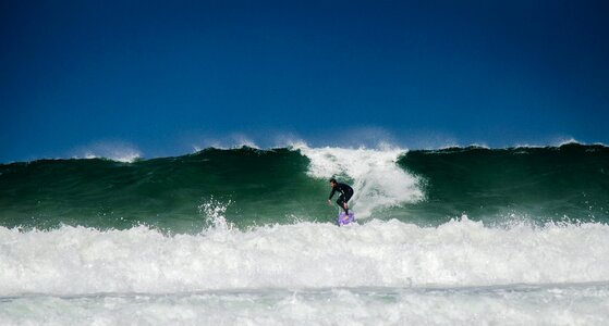 Sea surfer power photo
