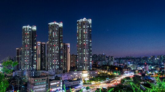 City night korea photo